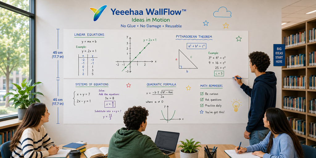WallFlow™ Electrostatic Whiteboard Roll