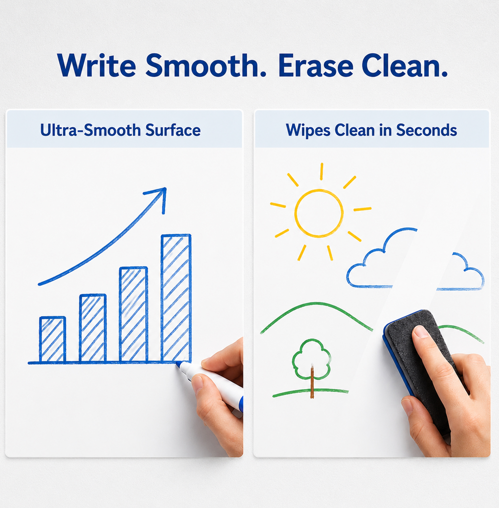 WallFlow™ Electrostatic Whiteboard Roll