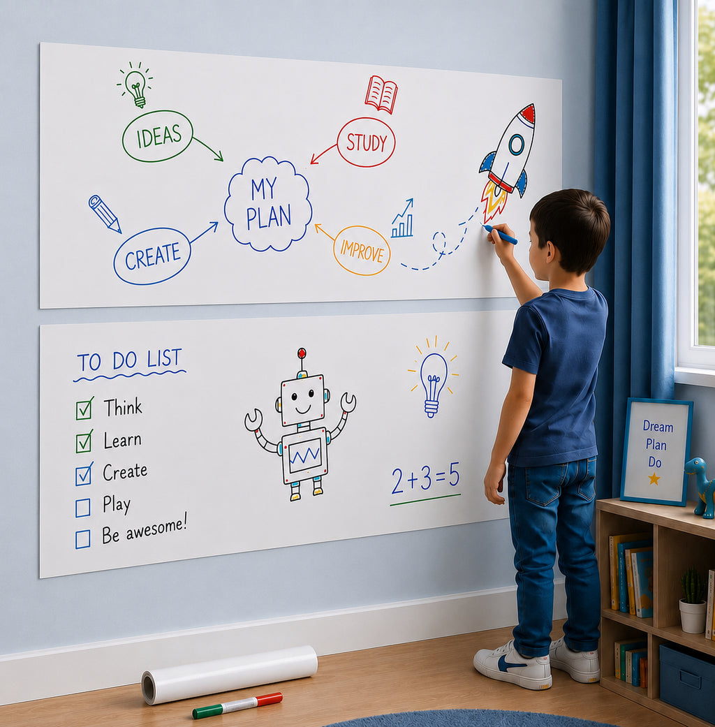 WallFlow™ Electrostatic Whiteboard Roll