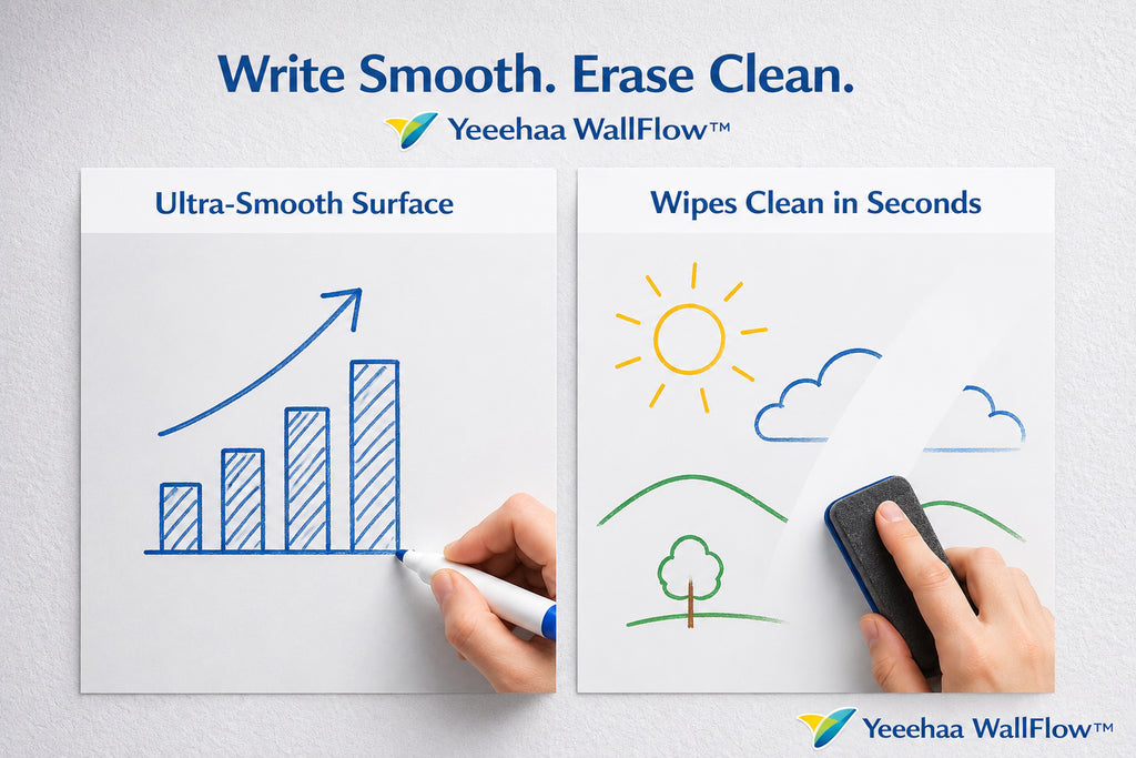 WallFlow™ Electrostatic Whiteboard Roll