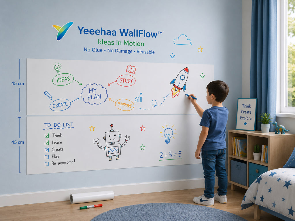 WallFlow™ Electrostatic Whiteboard Roll